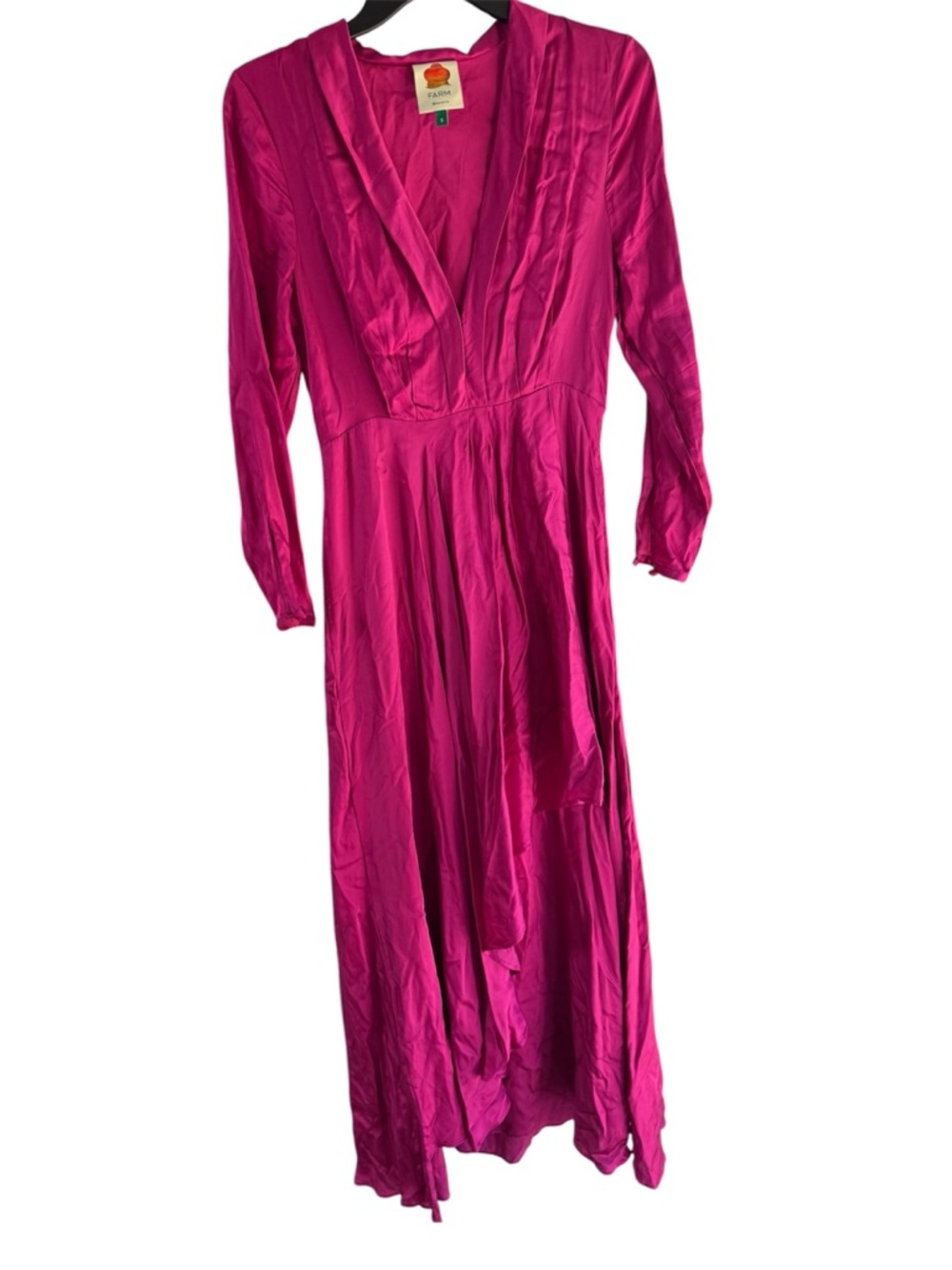 FARM Rio Fuchsia V-Neck Maxi Dress - Picture 6 of 13